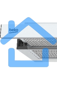 Вытяжка телескопическая Beko BHNT613R4CW белый, 60 см, 320 куб. м/ч, 61 дБ