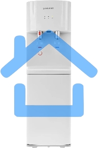 Кулер Starwind SW-1113EW напольный электронный белый