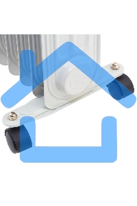 Обогреватель масляный MTX OCH-2000, белый, 2000 Вт, 20 м2, термостат