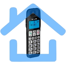 Телефон беспроводной (DECT) Panasonic KX-TGE110UCB черный