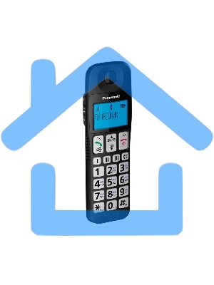 Телефон беспроводной (DECT) Panasonic KX-TGE110UCB черный