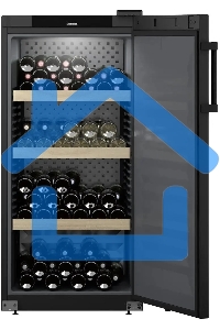 Винный шкаф Liebherr WSbl 4201 1-нокамерн. черный