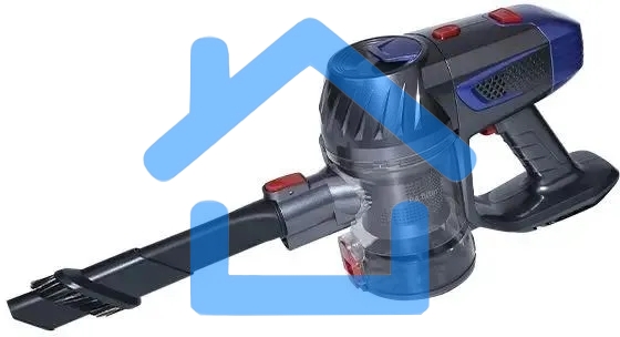 Пылесос вертикальный/ручной BQ VC1002H серый-золотой, питание от аккумулятора, 45 Вт, уборка сухая, пылесборник 0.7 л, работа от АКБ max 35 мин