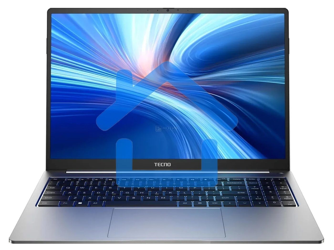 Ноутбук TECNO Megabook T16 2024 T16RA 16/IPS/Intel Core i5 13420H/16Gb/SSD 512Gb/Intel UHD Graphics/Win11/Серый/1.74кг.