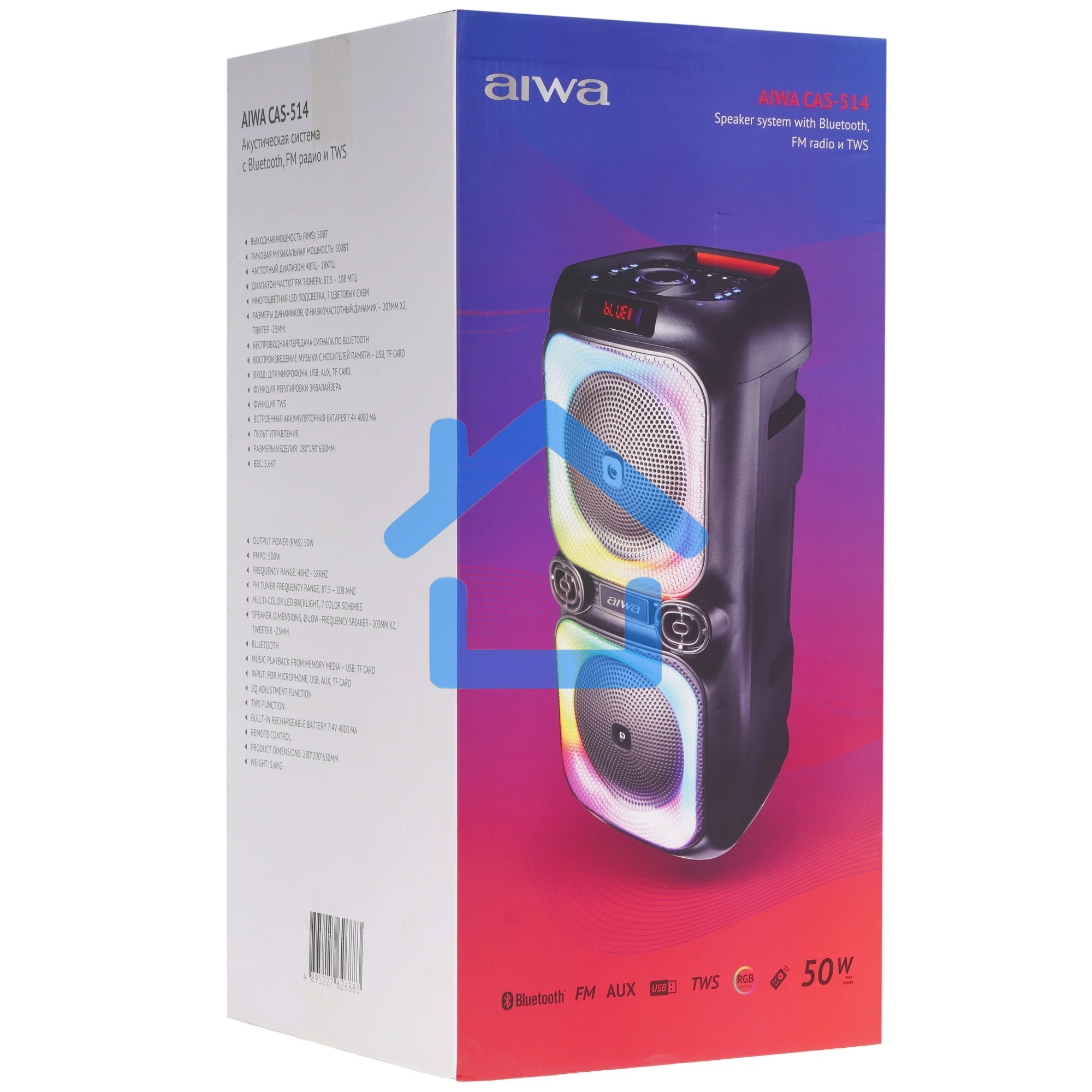 Минисистема AIWA CAS-514 черный