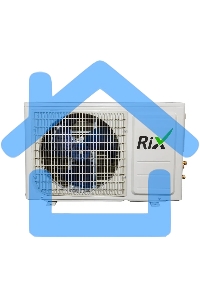 Кондиционер сплит-система настенного типа RIX LITE I/O-W09MB 9000 BTU, 25 м², 24 дБ, охлаждение, обогрев, осушение, белый