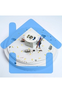 Светильник светодиодный FERON AL3016 ДБП-12w с датчиком 4000К 960Лм IP65 круглый белый