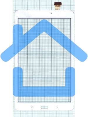 Сенсорное стекло (тачскрин) для Samsung Galaxy Tab E 8.0 SM-T377, белое