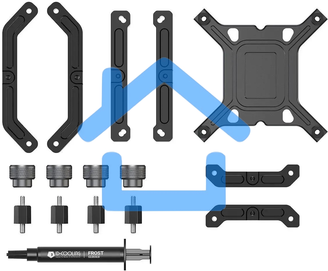 Система жидкостного охлаждения ID-Cooling FX240 INFINITY ARGB черный 120мм алюминий+медь 2000rpm 27.2db 4-pin 300W