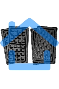 Вафельница BRAYER BR2306 850 Вт, 3 в 1