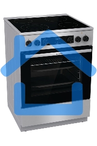 Плита электрическая Gorenje GECS6C70XC серебристый, конфорок 4 электрических, духовка 71 л, 60 см x 85 см x 60 см