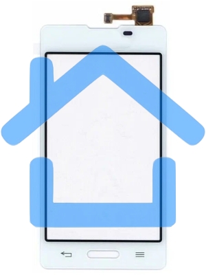 Сенсорное стекло (тачскрин) для LG Optimus L5 II E450 E460, белое