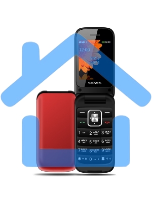 Мобильный телефон teXet TM-422 гранатовый