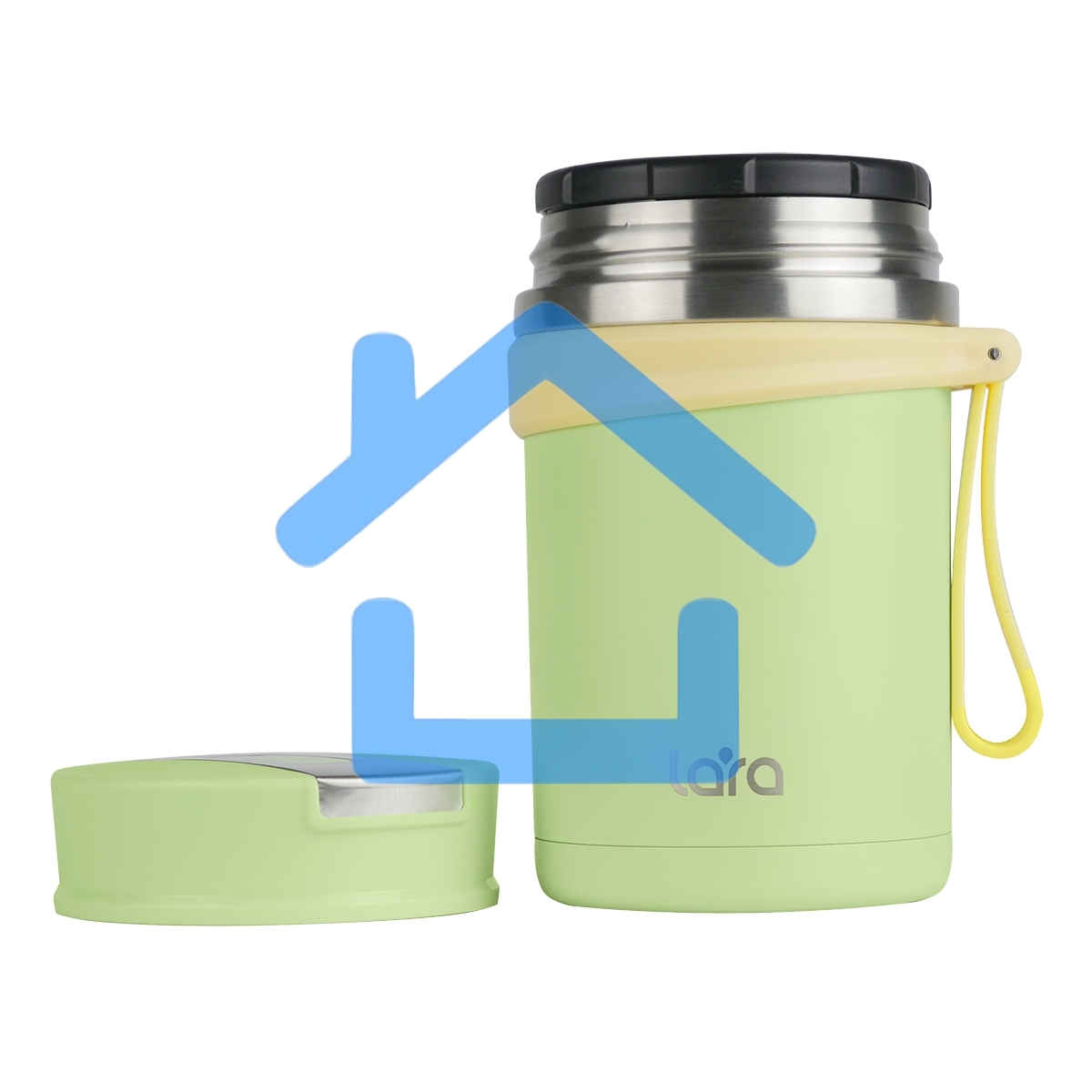 Термос LARA LR04-56 0,6 л нержавеющая сталь, пластик, силикон