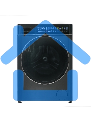 Стиральная машина с сушкой Centek CT-1976 серый, загрузка фронтальная 10кг, 1400 об/мин, Класс А+++