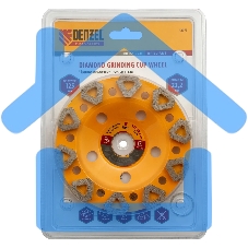 Чашка алмазная зачистная Denzel 125 мм Бриллиант 72973