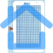 Сенсорное стекло (тачскрин) для Samsung Galaxy Tab 7.0 Plus P6200, белое