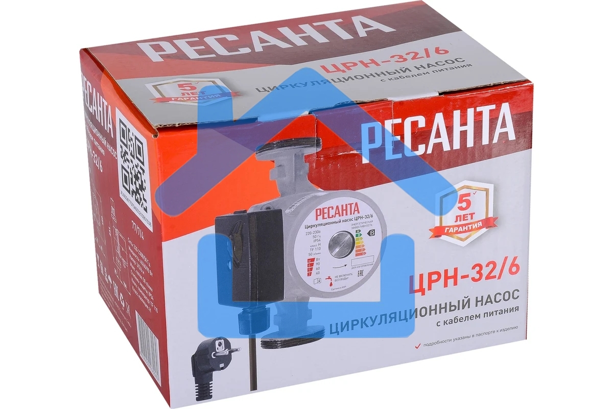 Насос садовый циркуляционный Ресанта ЦРН-32/6 90Вт 3000л/час (77/7/4)