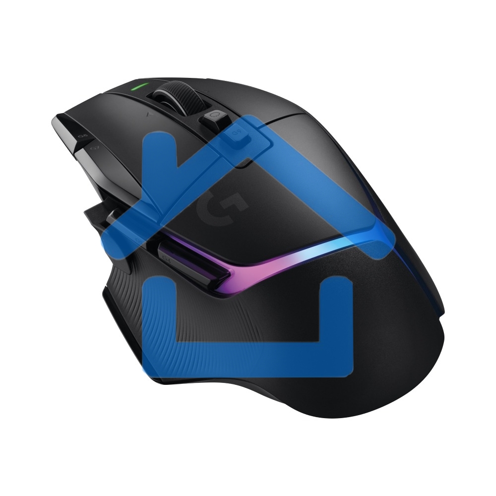 Мышь беспроводная Logitech G502 X Plus черный, 25600 dpi, радиоканал, USB, кнопки - 13
