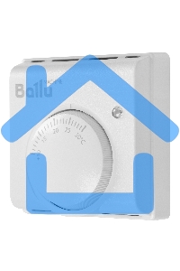 Комплект обогреватель инфракрасный Ballu BIH-GSW-1.0 + BMT-1 белый, 1000 Вт, 20 м2, термостат