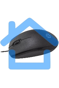 Мышь проводная Oklick 195M черный, 800 dpi, USB, кнопки - 3