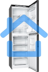 Холодильник Atlant ХМ-4623-151 черный металлик двухкамерный 182/159л морозилка снизу