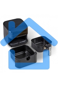 Аэрогриль BQ GR2001 черный. Мощность:1500 Вт, Объем: 4,0 л