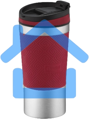 Термокружка для напитков Rondell Moretta RDS-1817 0.4л. красный картонная коробка