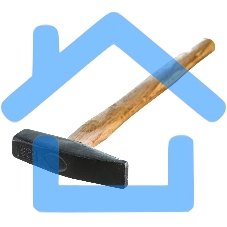 Молоток ВИХРЬ 200гр. Квадратный боек, деревянная ручка