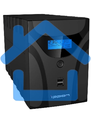 Источник бесперебойного питания Ippon Smart Power Pro II Euro 1600 960Вт 1600ВА черный