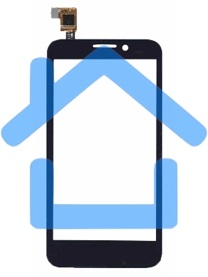 Сенсорное стекло (тачскрин) для Alcatel One Touch Snap 7025D, черное