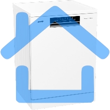 Посудомоечная машина Gorenje GS643C90W, белый, 59.5 см, 16 компл., 44 дБ, класс A+++