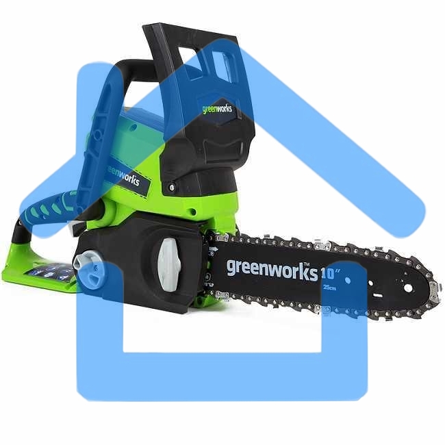 Цепная пила аккумуляторная GreenWorks G24CS25K2, 24V, 25см, c АКБ 2Ач и ЗУ (2007707UA)