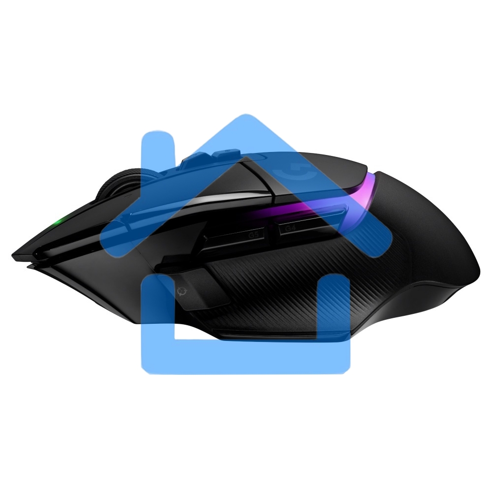 Мышь беспроводная Logitech G502 X Plus черный, 25600 dpi, радиоканал, USB, кнопки - 13