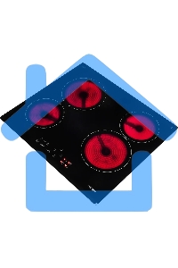 Электрическая варочная панель Hyundai HHE 6451 BG Hi-Light, независимая, черный