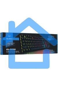 Клавиатура проводная игровая Sven KB-G9300 черная (Outemu Blue switches,104кл., подсветка)