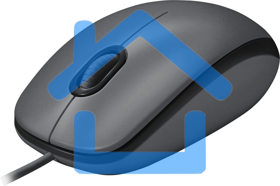 Мышь проводная Logitech M90 черный/серый, 1000 dpi, USB, кнопки - 3