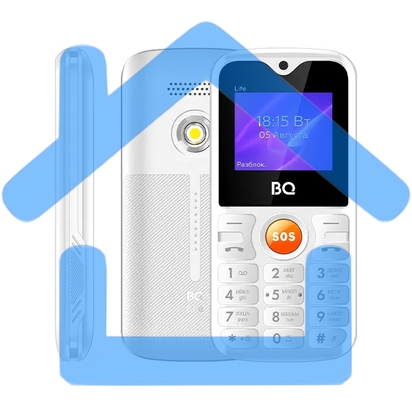 Мобильный телефон BQ 1853 Life белый
