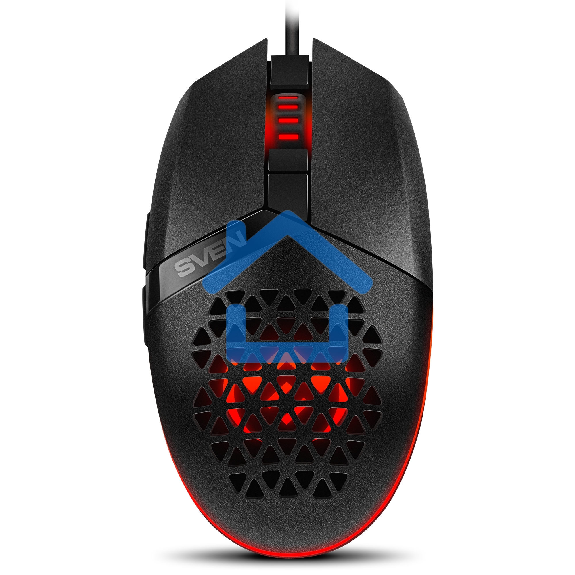 Мышь проводная SVEN RX-G735 черный, 4000 dpi, USB, кнопки - 6