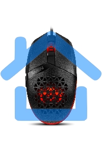 Мышь проводная SVEN RX-G735 черный, 4000 dpi, USB, кнопки - 6