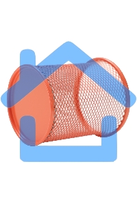 Подставка Deli E9153 для письменных принадлежностей, ассорти, металл, сетка