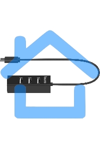 Разветвитель USB-C Buro BPH-C-1906 4порт. черный