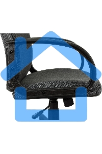 Кресло руководителя Бюрократ CH-808AXSN/Grey темно-серый 10-128 ткань, крестовина пластиковая