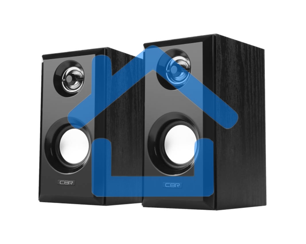 Акустическая система CBR CMS 710, 2.0, питание USB, 2х3 Вт (6 Вт RMS), материал корпуса MDF, 3.5 мм линейный стереовход, черный