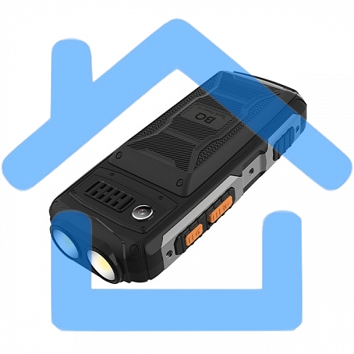 Мобильный телефон BQ 2410L Tank Power 4G черный/метал