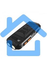 Мобильный телефон BQ 2410L Tank Power 4G черный/метал