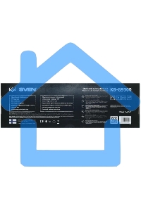 Клавиатура проводная игровая Sven KB-G9300 черная (Outemu Blue switches,104кл., подсветка)