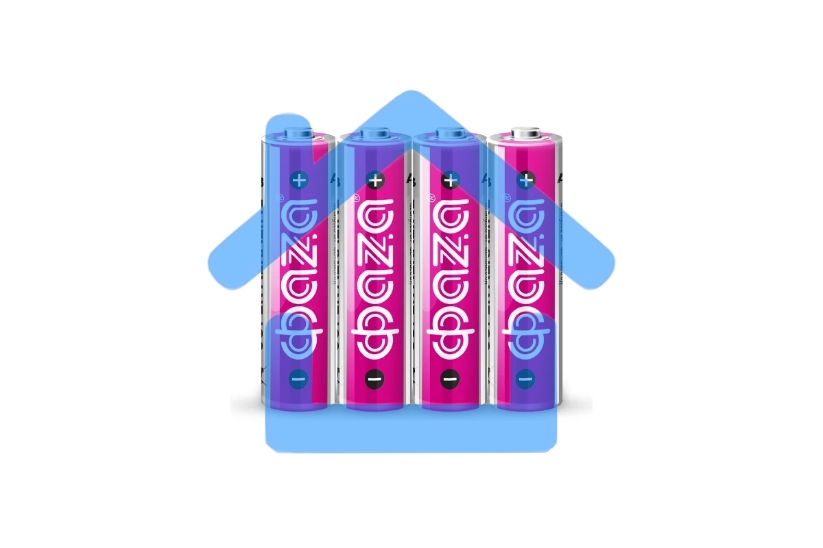 Элемент питания алкалиновый, LR 6(АА)ФАZА Super Alkaline 4шт