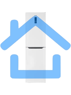 Холодильник Atlant ХМ-4625-109-ND белый двухкамерный 211/125л морозилка снизу