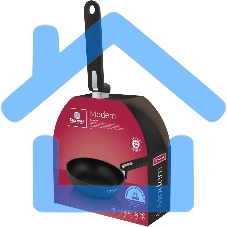 Сковорода Rondell Modern RDA-1721, 26см, без крышки, черный